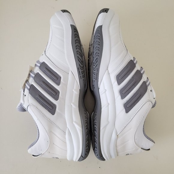 VTG Adidas Big Court M White Shoes Sneakers Size 10 2000 Deadstock w/ Defects - Picture 8 of 12